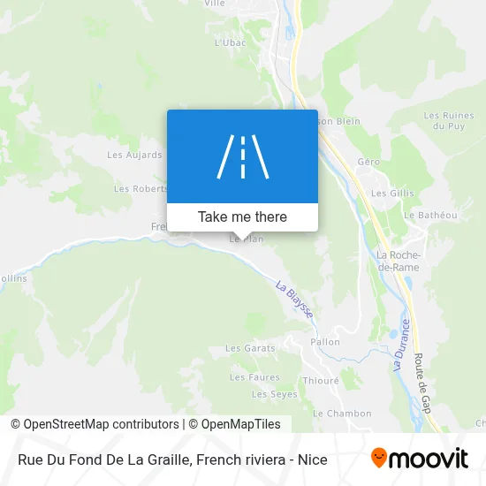 Rue Du Fond De La Graille map