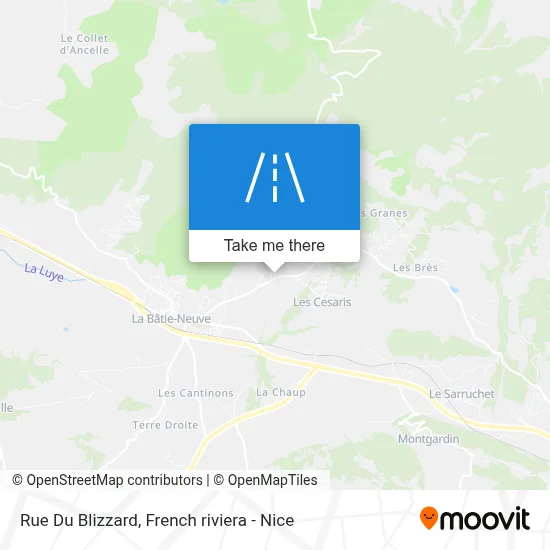 Rue Du Blizzard map