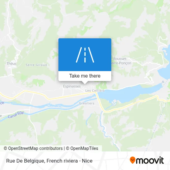 Rue De Belgique map