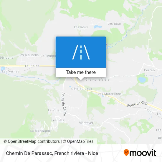 Chemin De Parassac map
