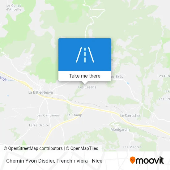 Chemin Yvon Disdier map