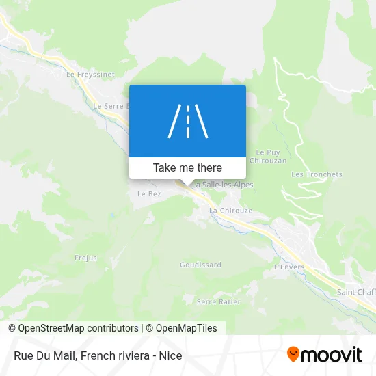 Mapa Rue Du Mail