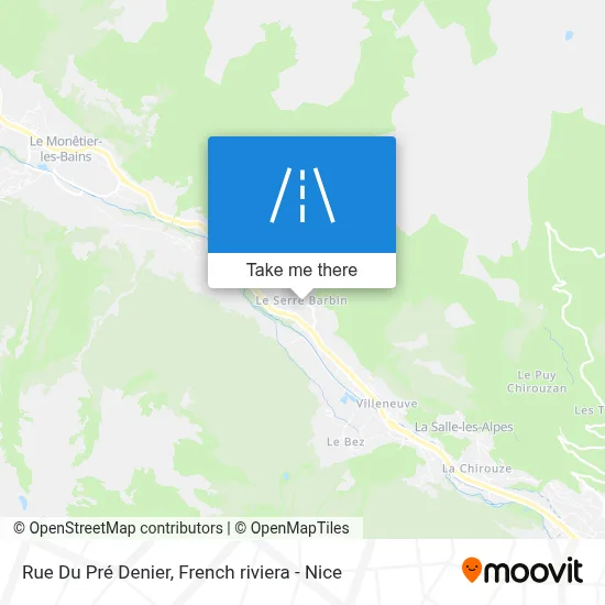 Rue Du Pré Denier map