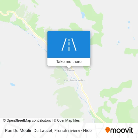 Rue Du Moulin Du Lauzet map