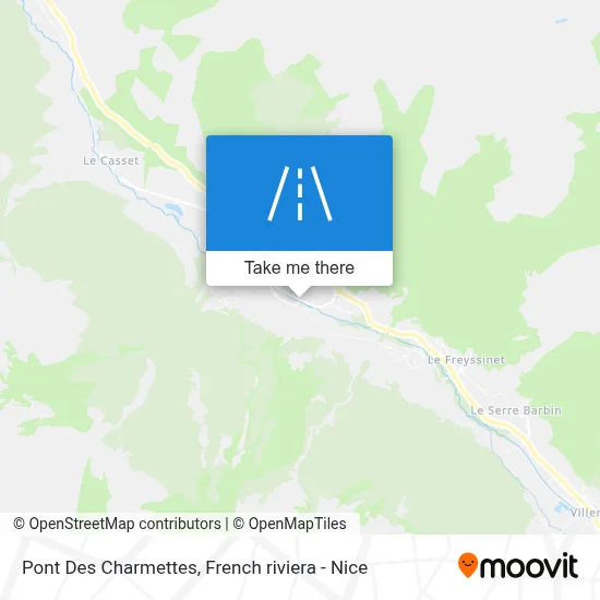 Mapa Pont Des Charmettes