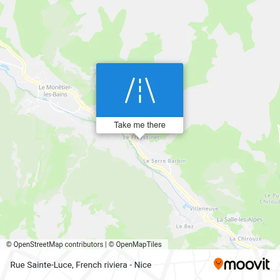 Mapa Rue Sainte-Luce