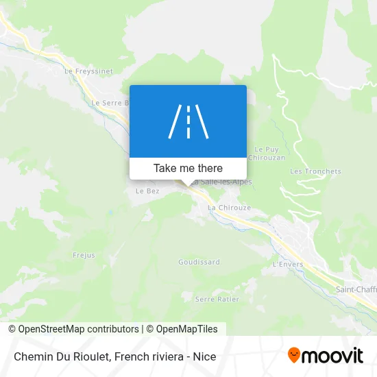 Chemin Du Rioulet map