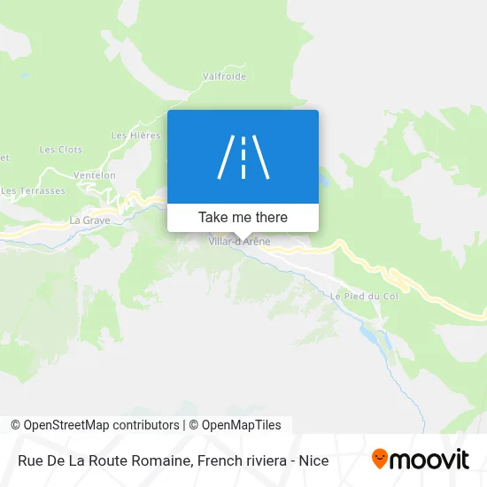 Rue De La Route Romaine map