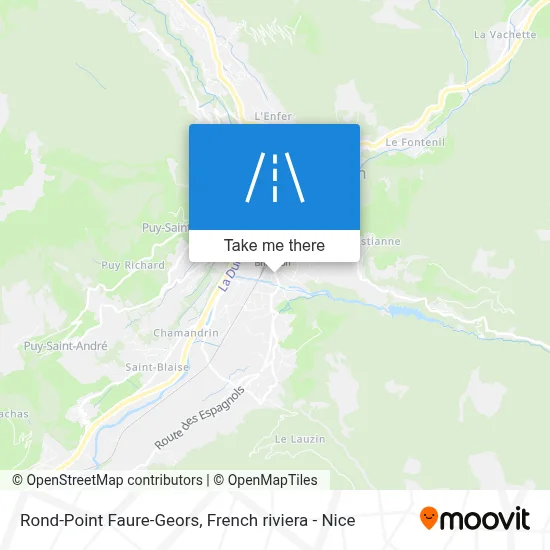 Rond-Point Faure-Geors map