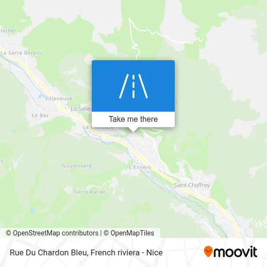 Mapa Rue Du Chardon Bleu