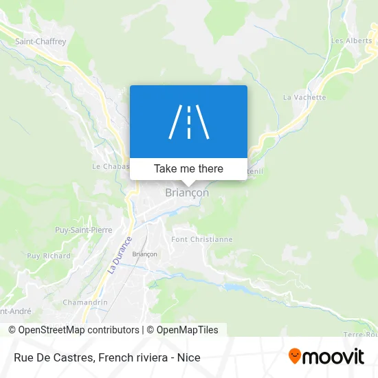 Rue De Castres map