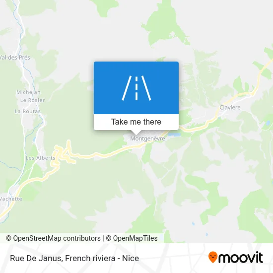 Mapa Rue De Janus