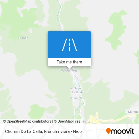 Chemin De La Calla map