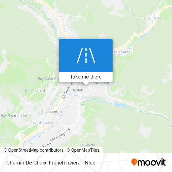 Mapa Chemin De Chaix
