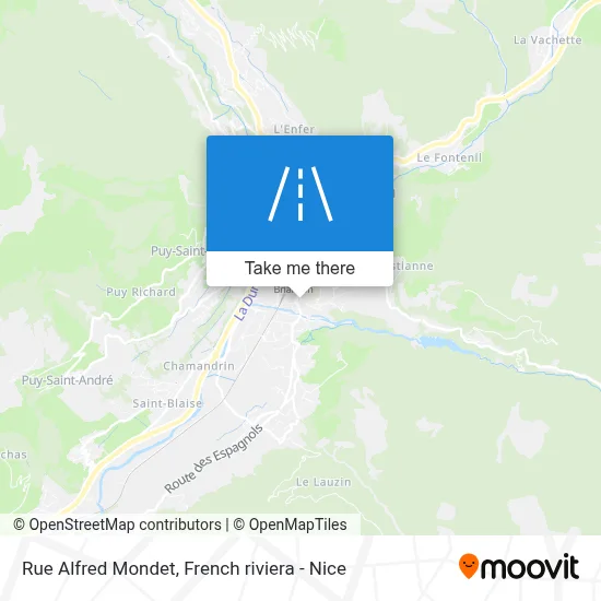Rue Alfred Mondet map