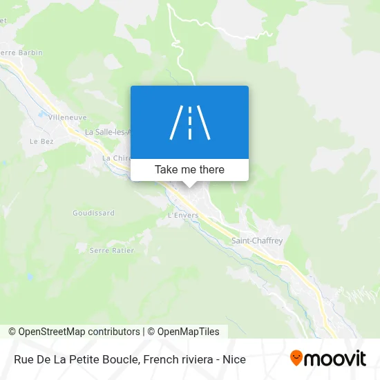 Rue De La Petite Boucle map