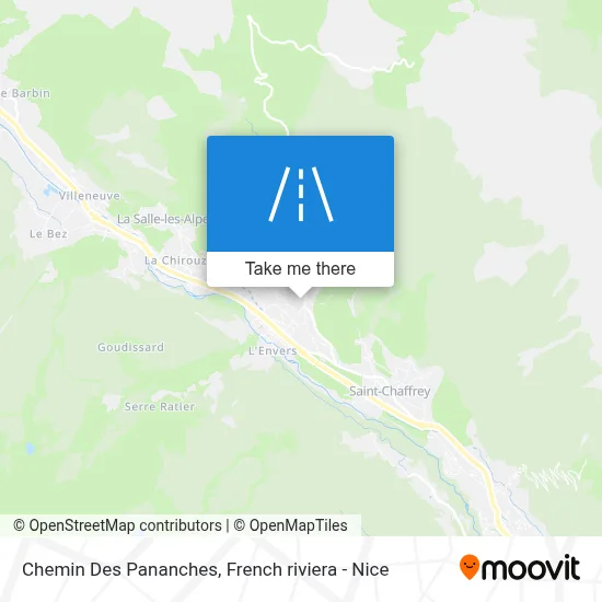 Chemin Des Pananches map
