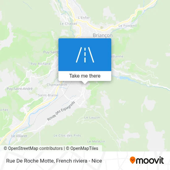 Rue De Roche Motte map