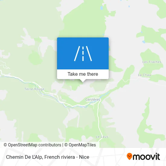 Chemin De L'Alp map