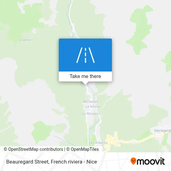 Mapa Rue De Beauregard