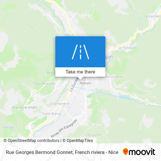 Rue Georges Bermond Gonnet map