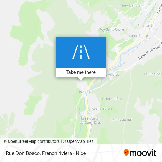 Rue Don Bosco map