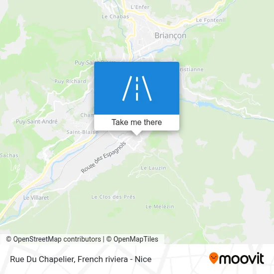 Mapa Rue Du Chapelier