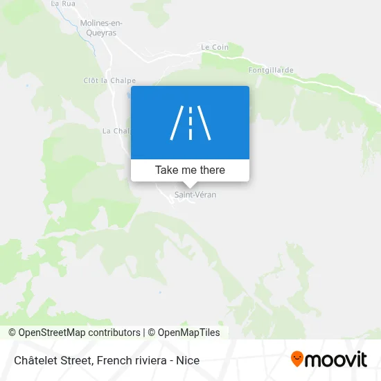 Mapa Rue Du Châtelet