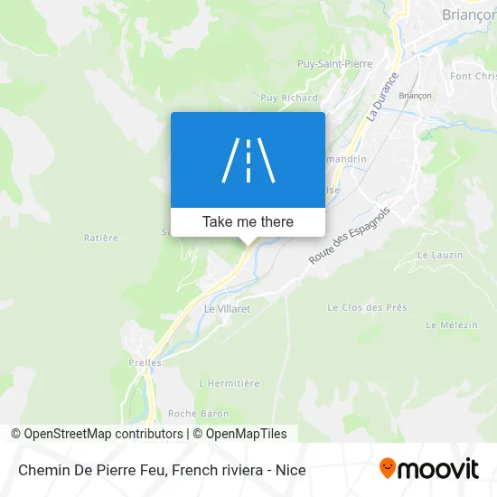 Chemin De Pierre Feu map