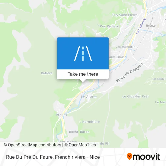 Rue Du Pré Du Faure map