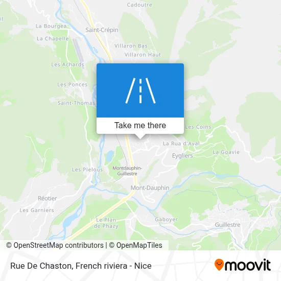 Mapa Rue De Chaston