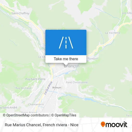 Rue Marius Chancel map