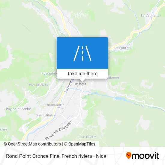 Rond-Point Oronce Fine map