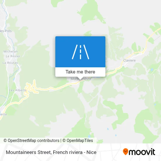 Rue Des Montagnards map