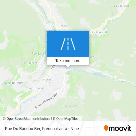 Rue Du Bacchu Ber map