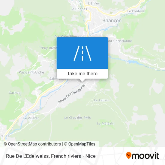 Rue De L'Edelweiss map