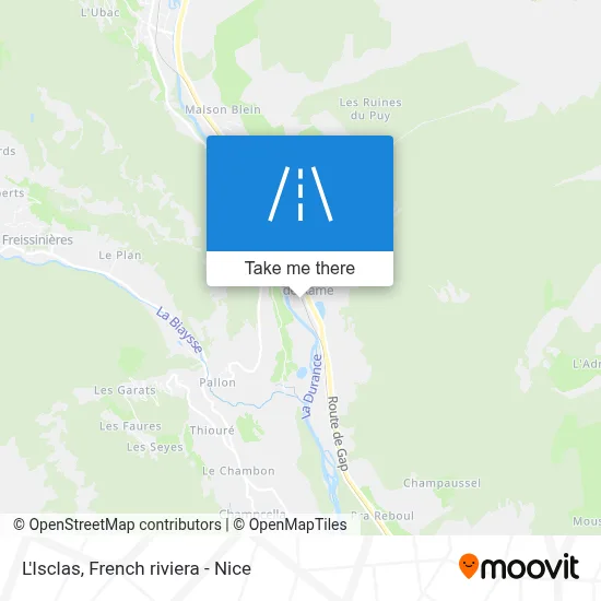 L'Isclas map