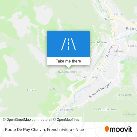 Route De Puy Chalvin map