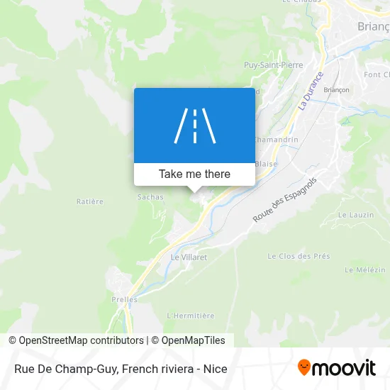 Rue De Champ-Guy map