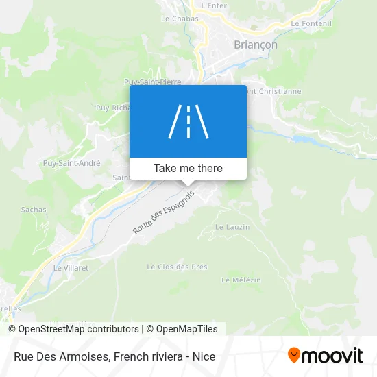 Mapa Rue Des Armoises
