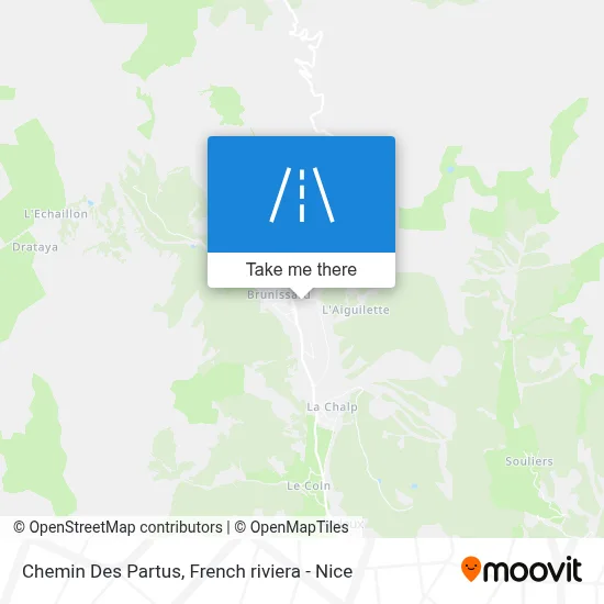 Chemin Des Partus map