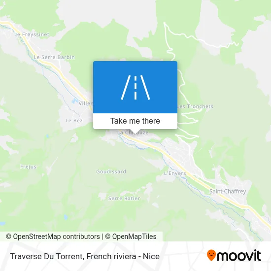 Traverse Du Torrent map