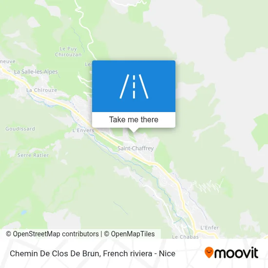 Chemin De Clos De Brun map