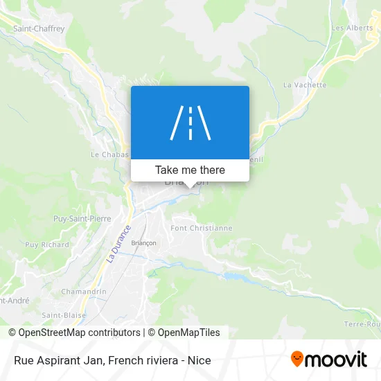 Rue Aspirant Jan map