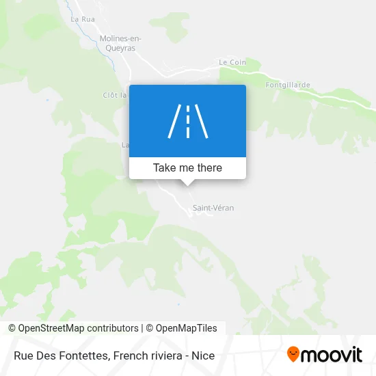 Mapa Rue Des Fontettes