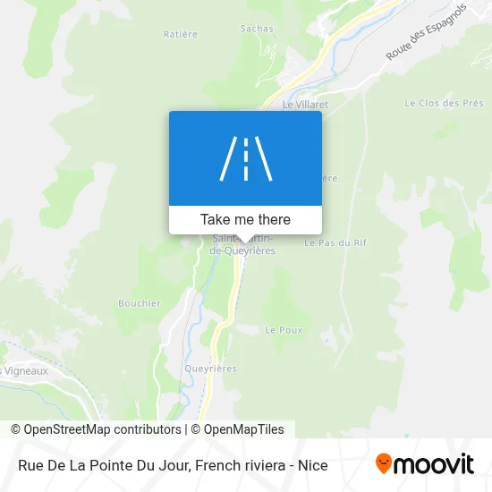 Rue De La Pointe Du Jour map