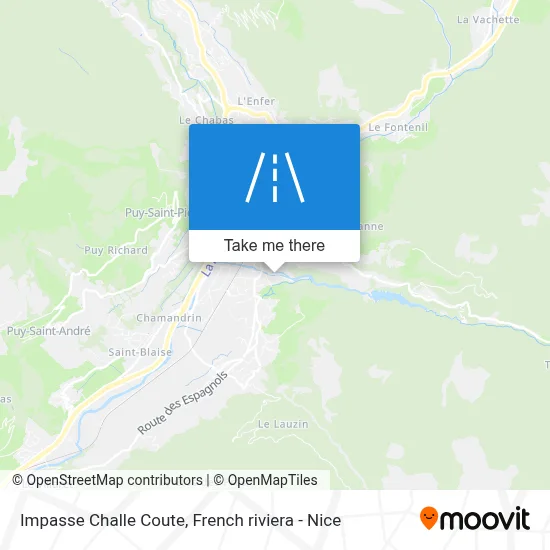 Impasse Challe Coute map