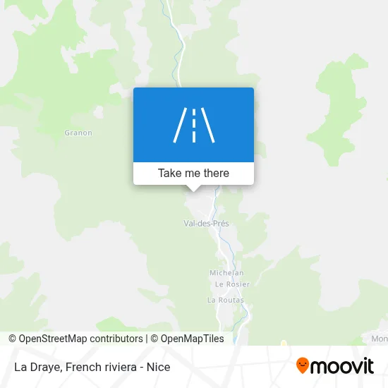 La Draye map