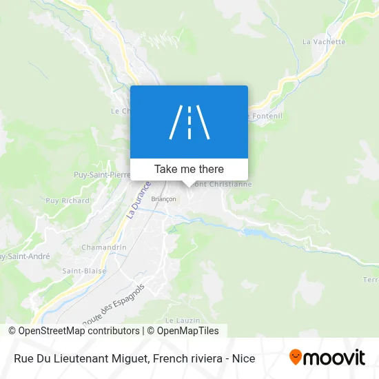 Rue Du Lieutenant Miguet map