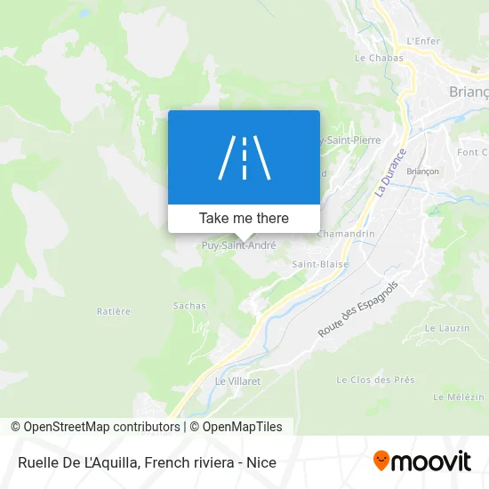 Ruelle De L'Aquilla map